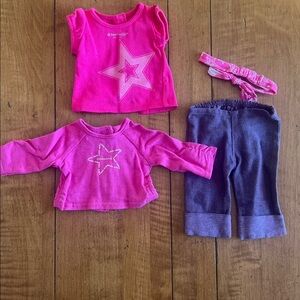 American Girl Shirts and Jeans Outfit